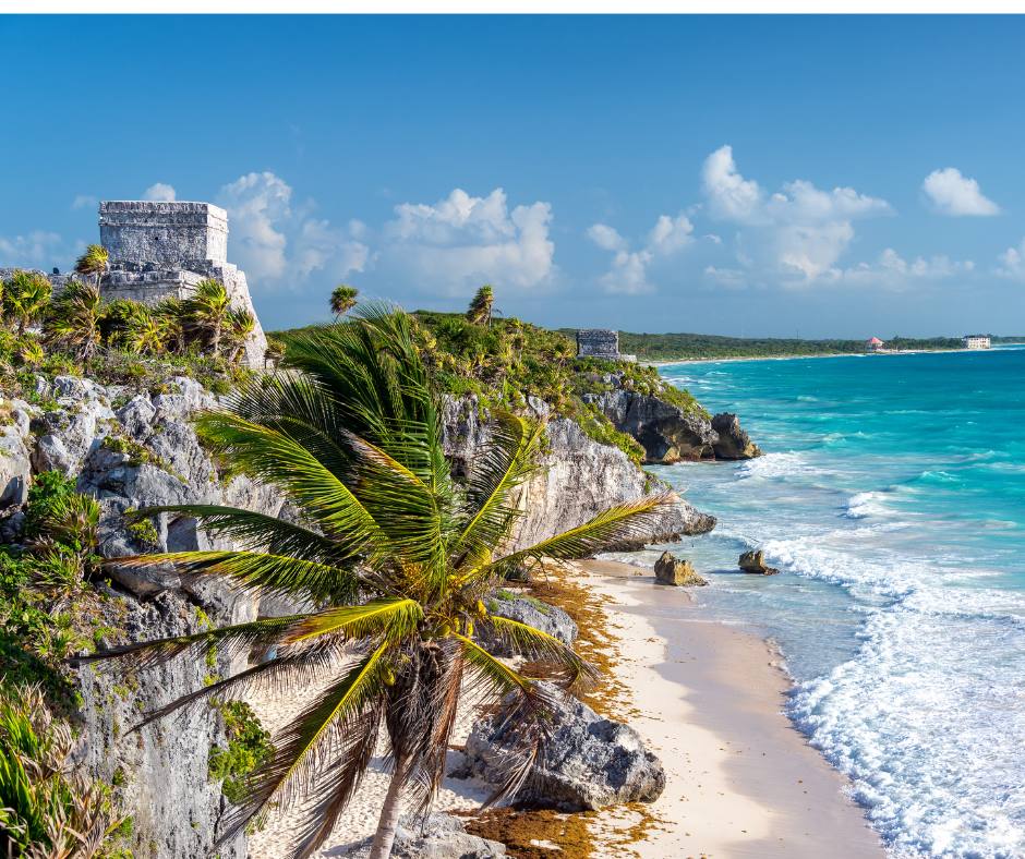 Tulum, destino cercano a Valladolid Yucatán